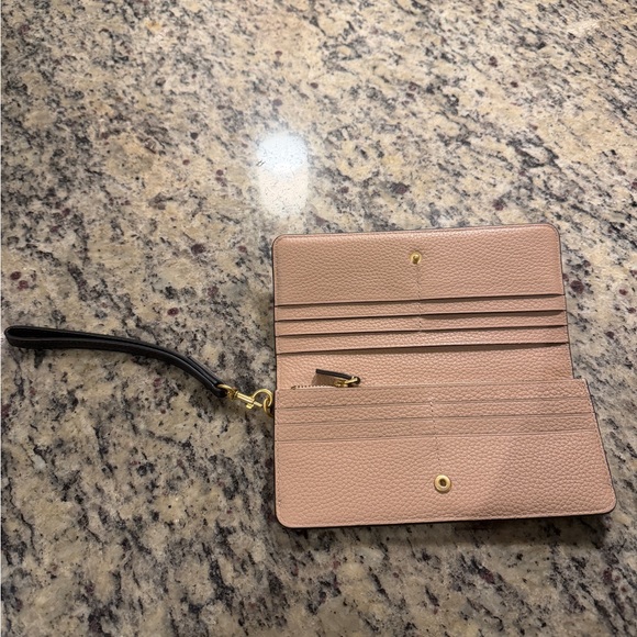 Tory Burch Black Leather Wristlet